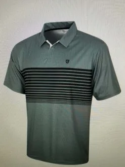 Island Green 2019 Sublimated Deep Stripe Polo