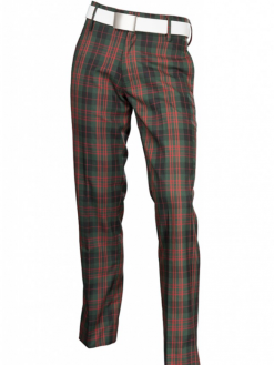 Murray Golf Black Stewart Tartan Golf Trousers