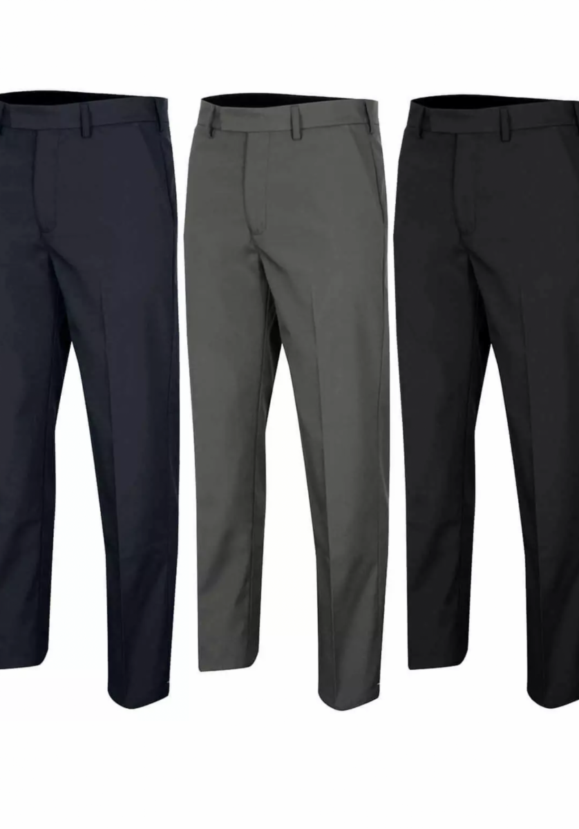 Island Green Igpnt 1900 Stretch Tapered Trouser - Black - Image 2