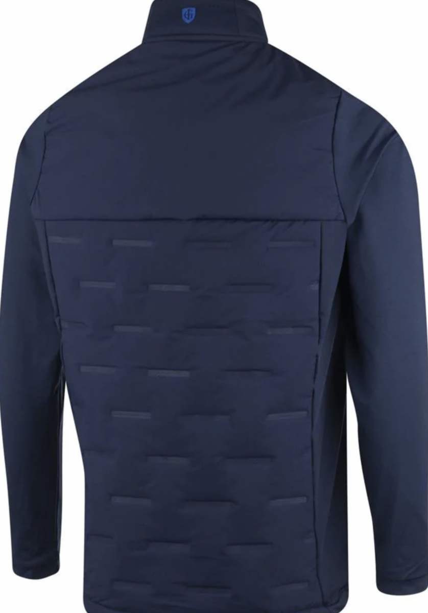 Island Green Igjkt 2188 Heat Welded Padded Jacket - Navy - Image 2