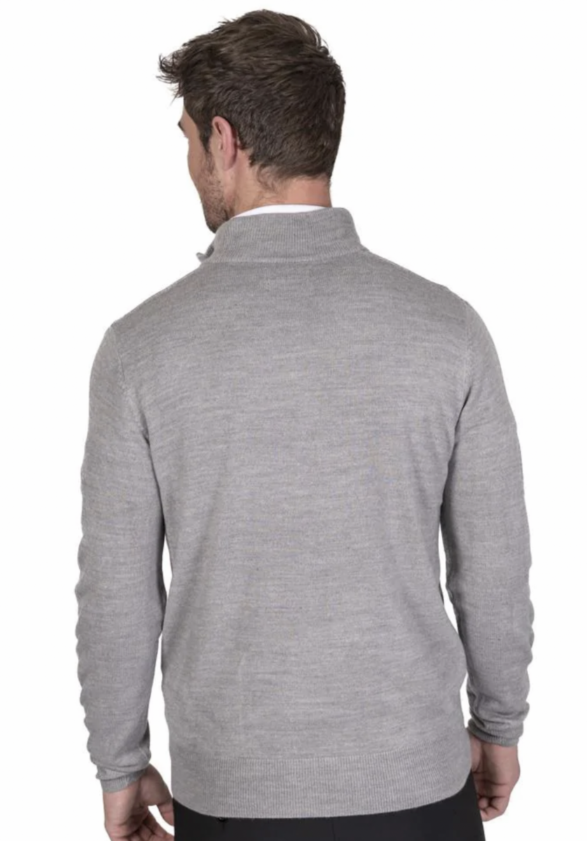 Island Green Igknt 2125 Supersoft 1/4 Zip Thermal Knitted Jumper - Image 5