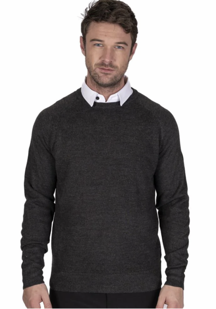 Island Green Igknt 2126 Supersoft Raglan Crew Neck Knitted Jumper - Image 3