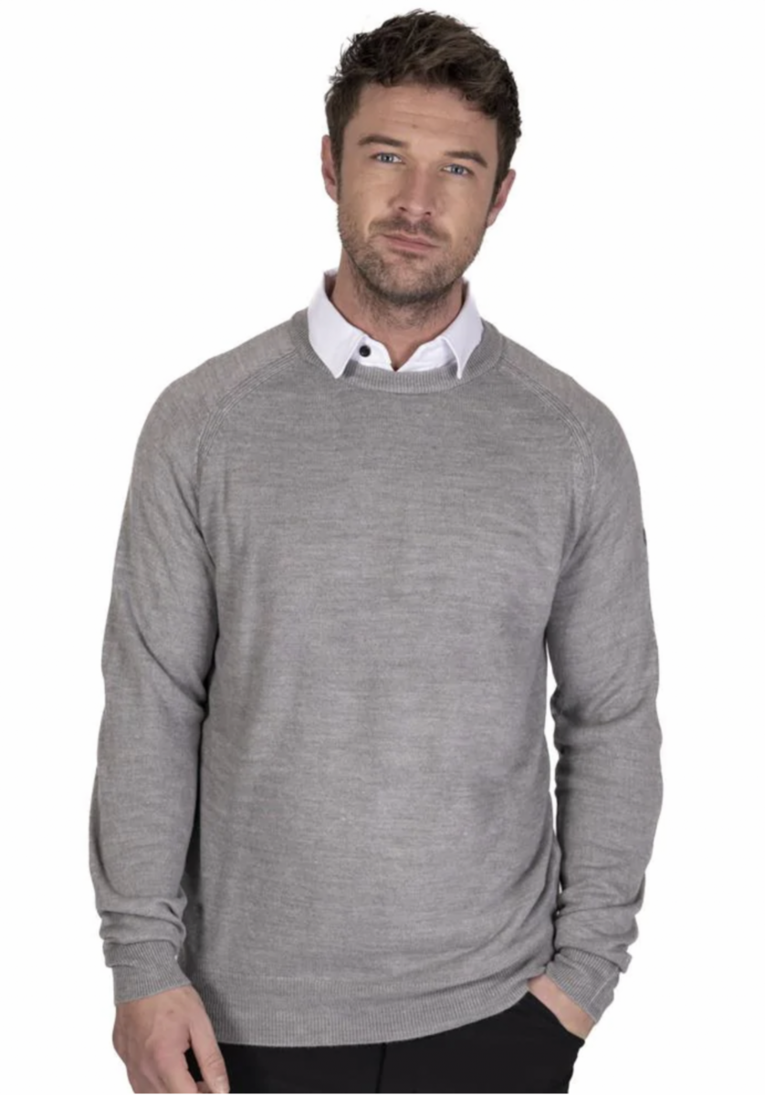 Island Green Igknt 2126 Supersoft Raglan Crew Neck Knitted Jumper - Image 2