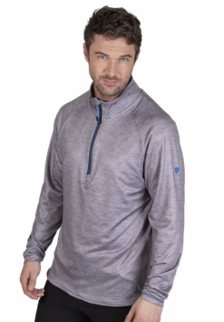 Island Green 1/4 Zip Raglan Sleeve Top Layer