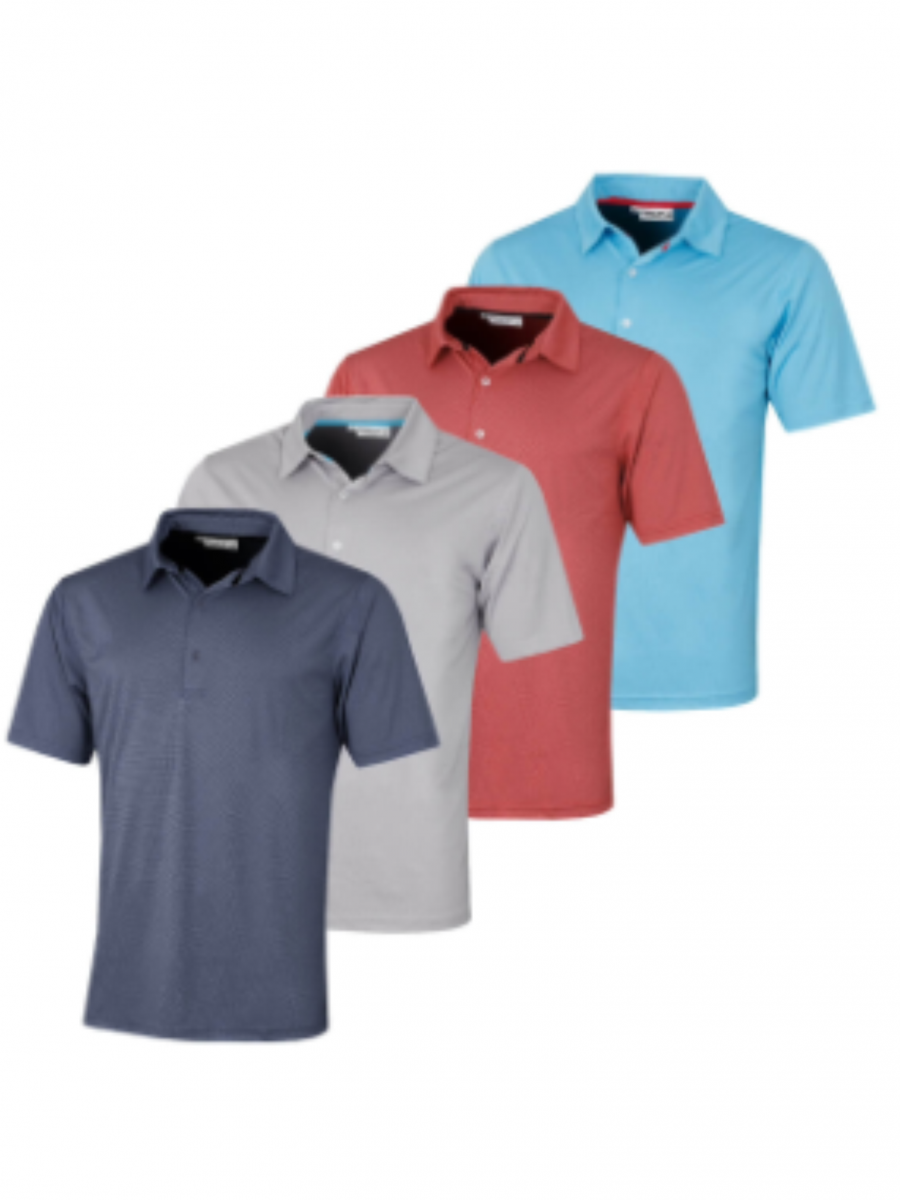 Proquip Pro-Tech Pin Dot Moisture Wickling Stretch Polo Shirt - Image 2